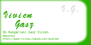 vivien gasz business card